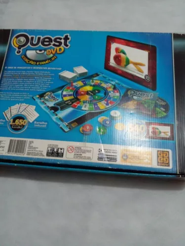 Jogo de Tabuleiro Quest Dvd Edição Família - Grow