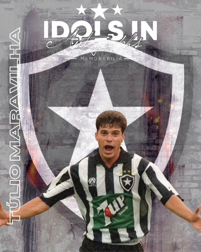 Camisa Do Botafogo 1995 Autografada Pelo TĂșlio Maravilha.