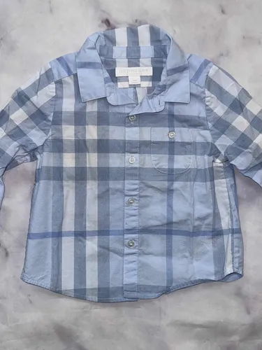 Burberry camisa azul online