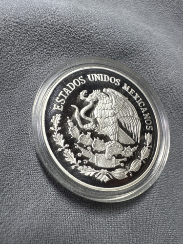 10 Pesos Estado Tabasco 2da Fase Plata Proof 2007
