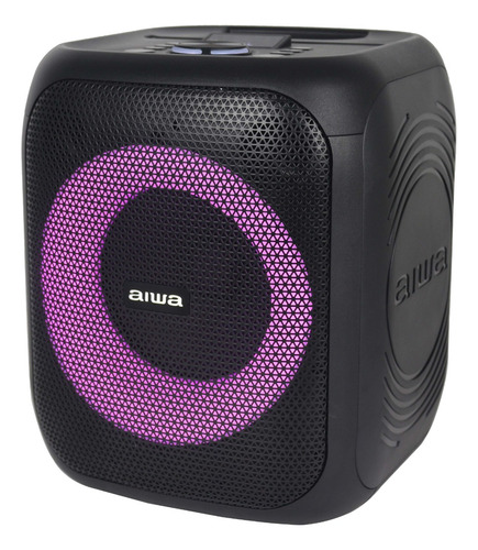 Bocina Aiwa Portátil Con Bluetooth Negra