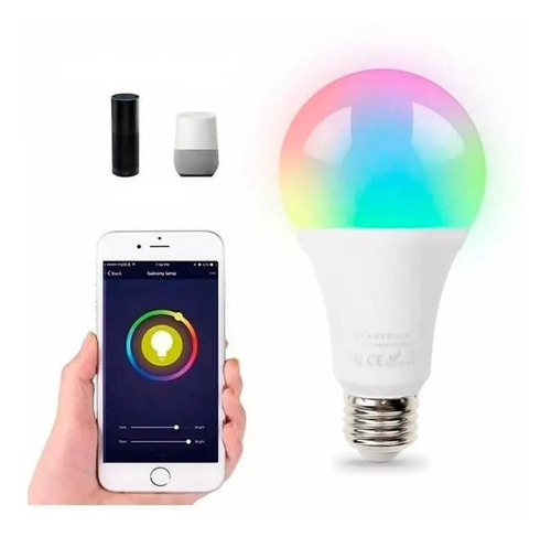 Lampara Led Smart E27 Wifi Rgb 11w 1 Año De Garantía