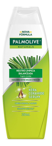Kit C/ 4 Shampoo Naturals Neutro Capim-limao 350ml Palmolive