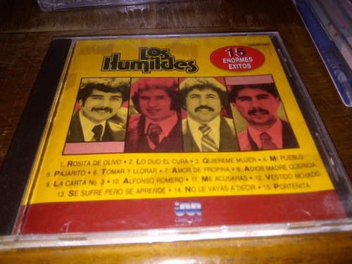 Cd Los Humildes 15 Enormes Exitos