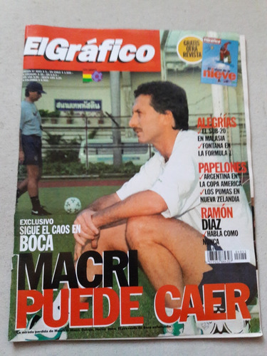 Revista El Gráfico Nº 4055 Junio 1997 Ramon Diaz - Argentina