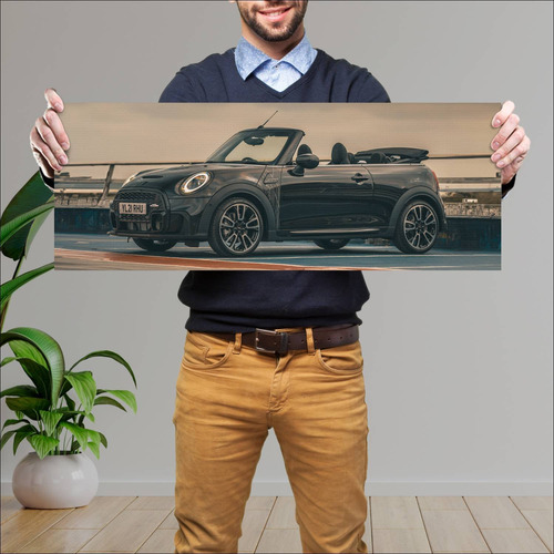 Cuadro 30x80cm Auto 2021 Mini Cooper S Convertib 411