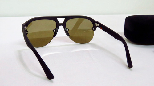 Lentes De Sol Gucci Gg0170s Double Bridge Iconic Pilot Italy 59mm Para Hombre