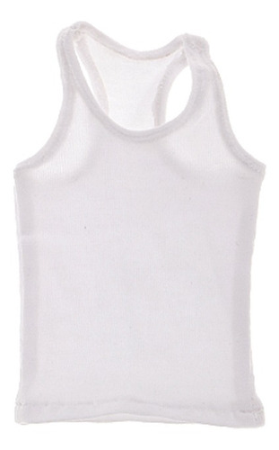 1: 6 Escala Ropa De Hombre Chaleco Blanco Y Ropa Interior