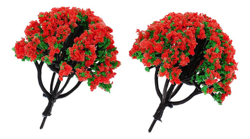Rvores Modelo De Ferrovia Vermelho Vermelho