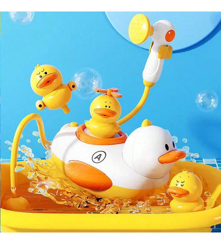 Duck Shaped Showerhead Toy - Kids' Bath Fun