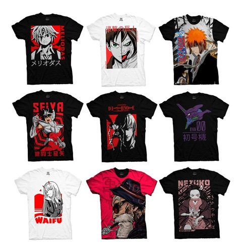 Camisetas De Anime Y Muchos Modelos Más