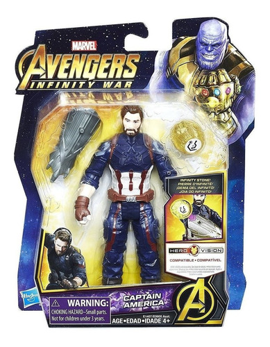 Hasbro Marvel Avengers Infinity War Captain America Cellplay