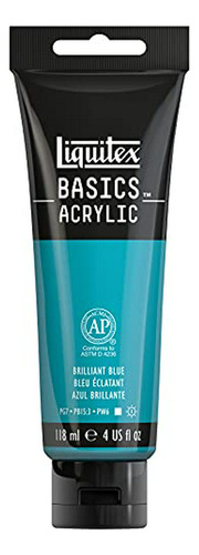 Pintura Acrílica  Basics, Azul Brillante, 118ml