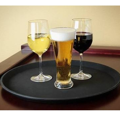 Imagen 3 de 9 de Pizzera Bandeja Mozo Antideslizante Reforzada 40 Cm Silmar