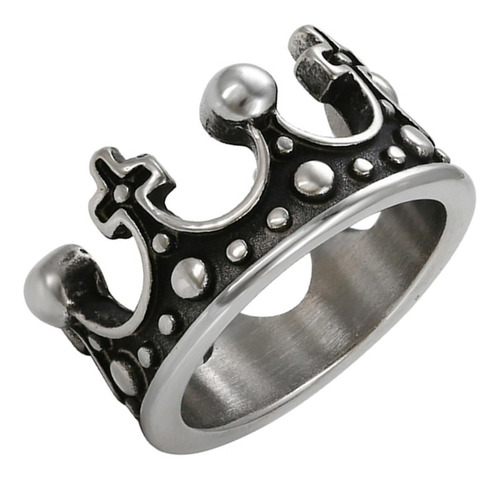 Anillo Forma Corona Acero Inoxidable 316l Quirúrgico Cald 