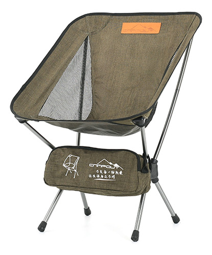 Silla Lunar Campout De Aleación De Aluminio Con Respaldo Por