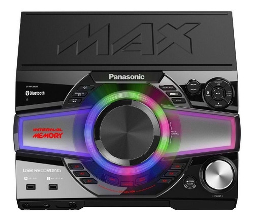 Imagen 4 de 4 de Minicomponente Panasonic SC-MAX9000 negro con bluetooth, nfc 4000W de potencia - 220V - 240V