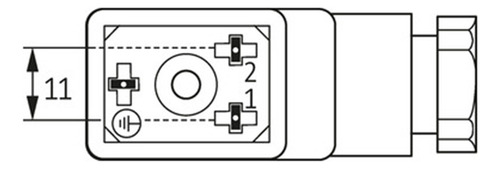 Svs Conec Válv 11mm 0-250v Murrelektronik 7000-30005-0000000 Cor Preto