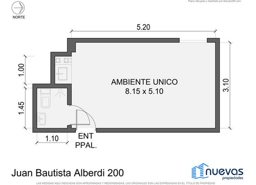 Departamento 1 Ambiente - Caballito - Av Alberdi Y Doblas