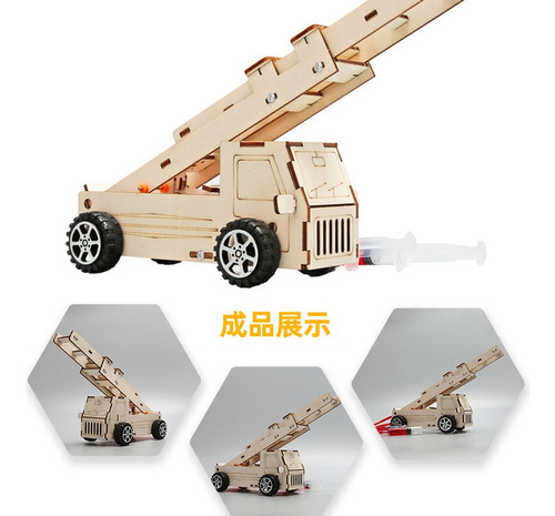 Stem Education Ascensor Hidráulico Diy Robots Armables