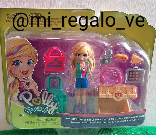 Muñeca Polly Pocket. Moda Turista Fashion.