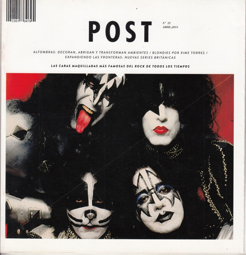 Rock Kiss On Cover & Note Magazine Uruguay 2015 Rare Scarse