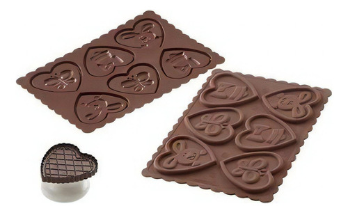 Molde Para Galletitas Cookie Choc Lovely Easter Silikomart Color Blanco