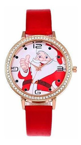 Dial 40 Mm Minilujia De Navidad De Santa Claus Ver Con Mujer