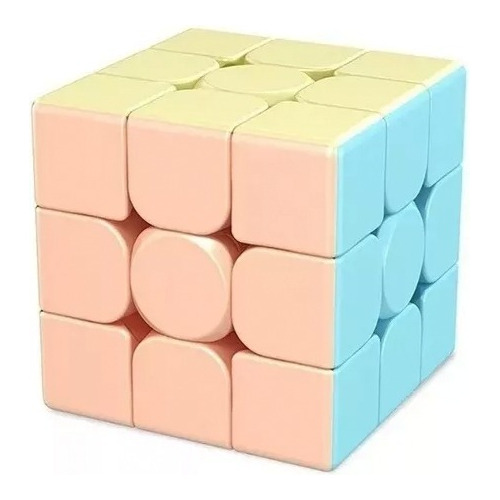 Cubo Profesional Rubik 3x3x3 Meilong Moyu 57 Mm Color Pastel