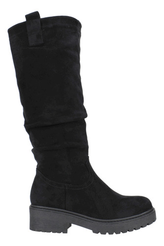 Bota New Walk Microfibra Negra