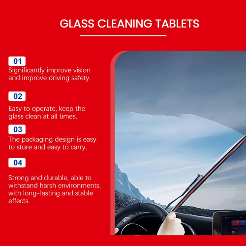 Tabletas Efervescentes Limpiadoras De Película De Aceite Par