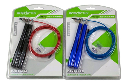 Cuerda De Salto Crossfit Speed Rope C/ Ruleman Dual Aluminio