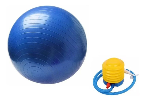 Pelota Pilates Balón 75cm Fitball + 1 Inflador Fitness Sport