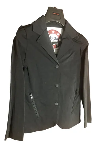 Jacket Equitación Niños Jpc 110598 Negro