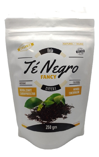 Té Negro Fancy De Hoja De Camellia Sinensis 250 Gms