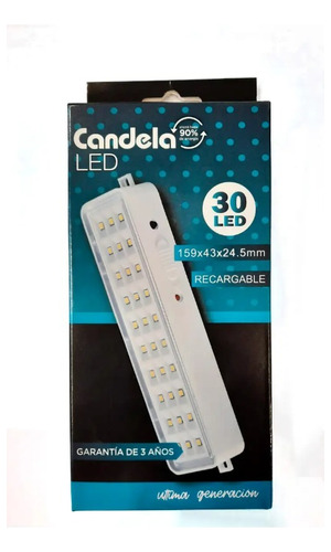 Luces Luz Emergencia 30 Leds Recargable Candela Led