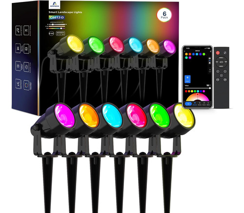 Focos De Paisaje Al Aire Libre, Iluminación Inteligente Wifi