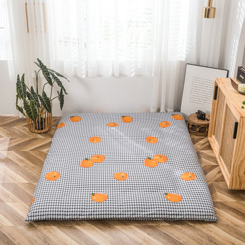 Cubierta De La Estera Plegable Del Piso Del Colchón Naranja