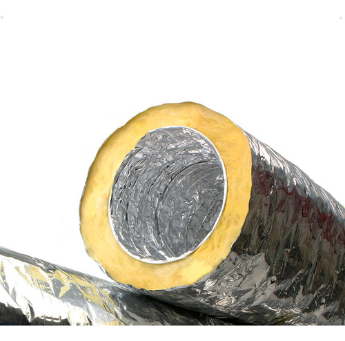 Duto Flexível Aluminizado 12 - 314mm 6 Metros Com Isolamento