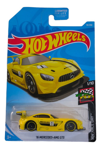 Hot Wheels Coleccion Deportivo '16 Mercedes-amg Gt3 F1 Race