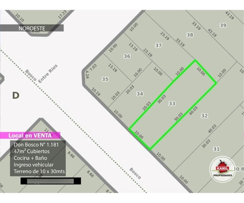 Imagen 3 de 4 de Local Comercial En Venta Ubicado En Barrio Noroeste
