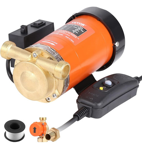 Bomba De Refuerzo De Presión De Agua Vevor De 120 W, 110 V C