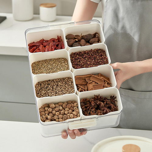 Caja De Condimentos Combinada Para El Hogar, Utensilios De