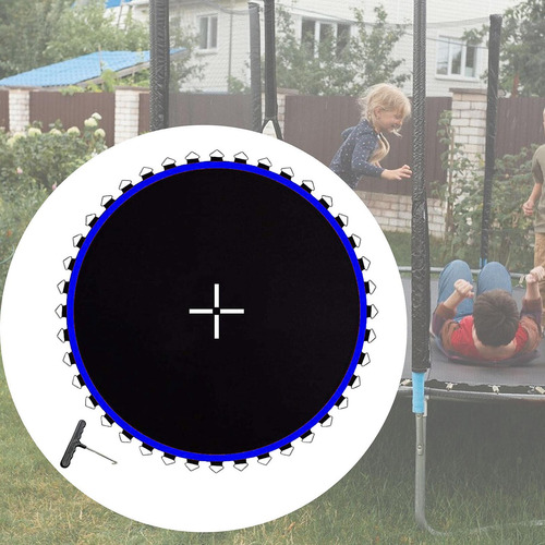 Estera De Reemplazo De Trampolín Con Ojales Azul 56 Hebilla