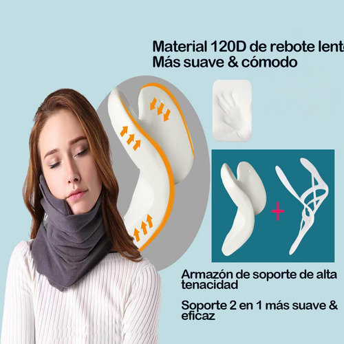 Almohada De Viaje Para Cuello,almohada De Viaje Con Relleno