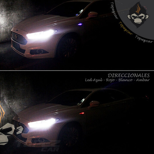 Luz Direccional Led Con Adhesivo Para Autos O Camionetas Par
