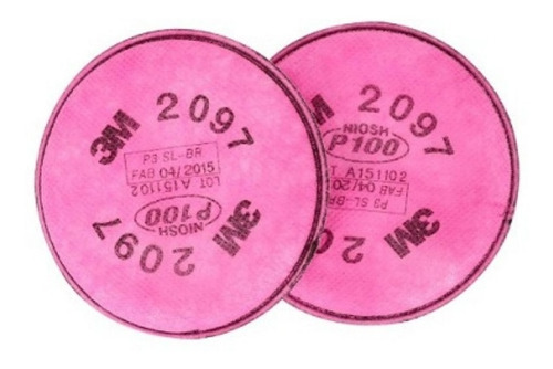 Filtro 2097 3m Para Partículas P100 (1par)