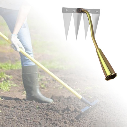 Herramienta De Hierba De Jardinería Desmontable 4 Dientes