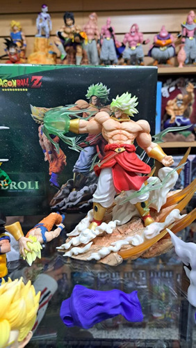 Figura Anime Broly Vs Goku Dragón Ball Z 25cm