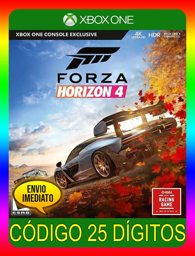 Forza Horizon 4 Xbox One - 25 Dígitos (envio Já)